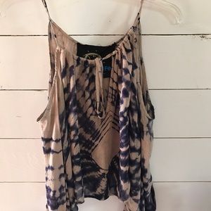 Nwot Planet blue Life tie dye knit top.